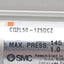 New SMC CQ2L50-125DCZ Compact Cylinder, 50mm Bore, 125mm Stroke, Rc1/4" Male Thread