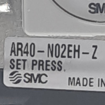 New SMC AR40-N02EH-Z Modular Air Pressure Regulator, 7~125psi Output, 1/4" NPT Ports