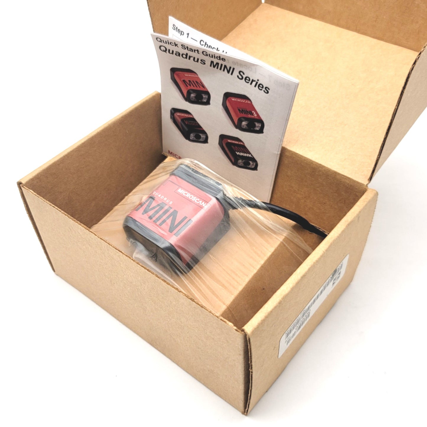 New – Open box Microscan FIS-6300-0003G Quadrus Mini Fixed Barcode Scanner 1D, 2D, 5VDC