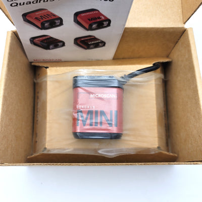 New – Open box Microscan FIS-6300-0003G Quadrus Mini Fixed Barcode Scanner 1D, 2D, 5VDC