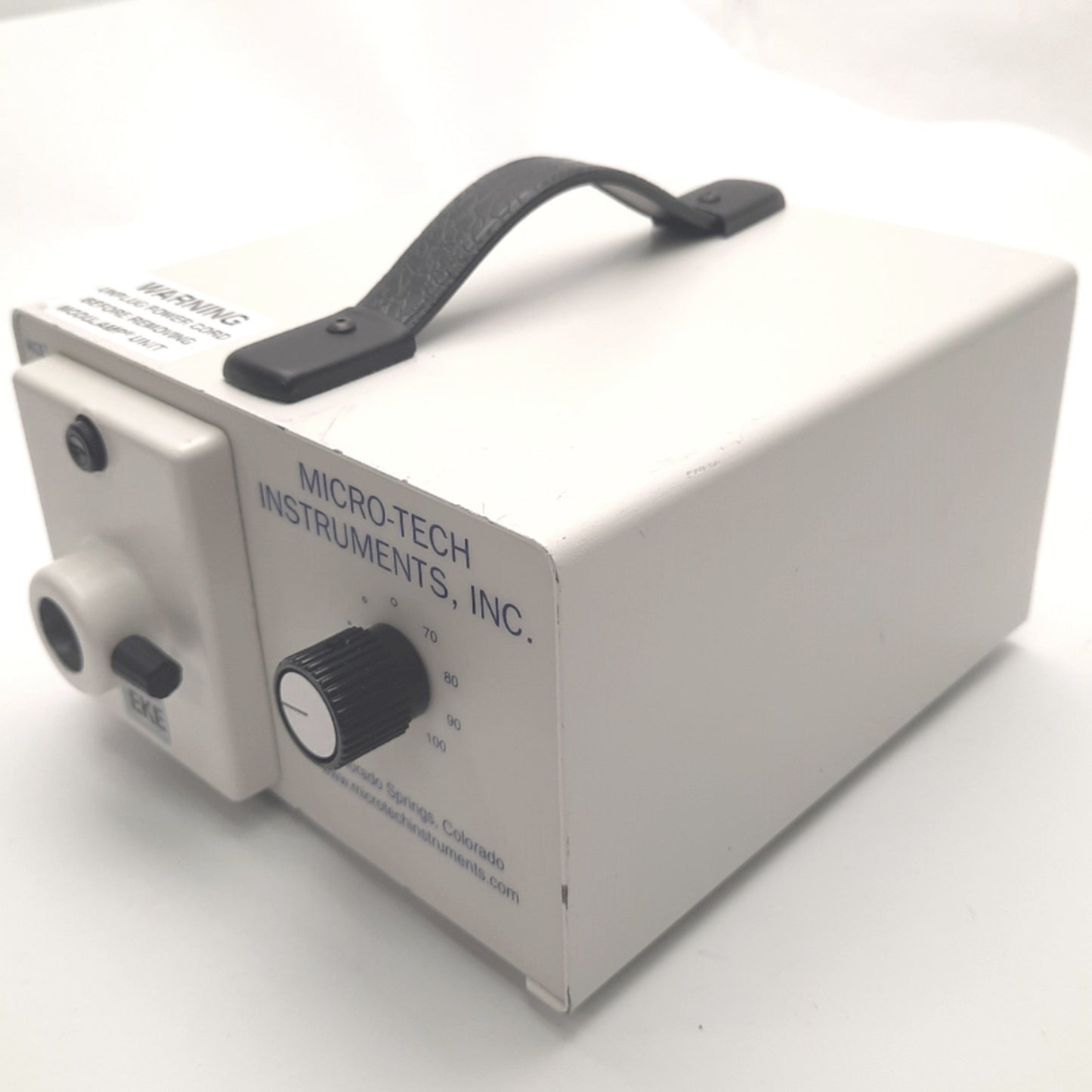 Used Micro-Tech Schott 20500 ACE I Fiber Optic Light Source Illuminator EKE Lamp 150W, 115VAC