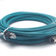 Used Lumberg Automation 0985 656 104/10M EtherNet Cat 5e Cable, M12 Female to RJ45