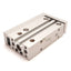 Used SMC MXU6-25 Compact Slide Table, Bore: 6mm, Stroke: 25mm, 0.7MPa, M5x0.8