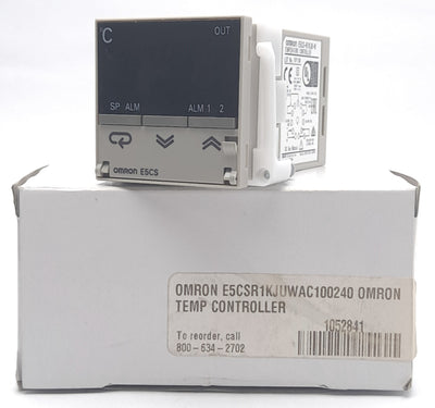 New Omron E5CS-R1KJU-W Temperature Controller, LED Display, 100-240VAC 50/60Hz 7VA