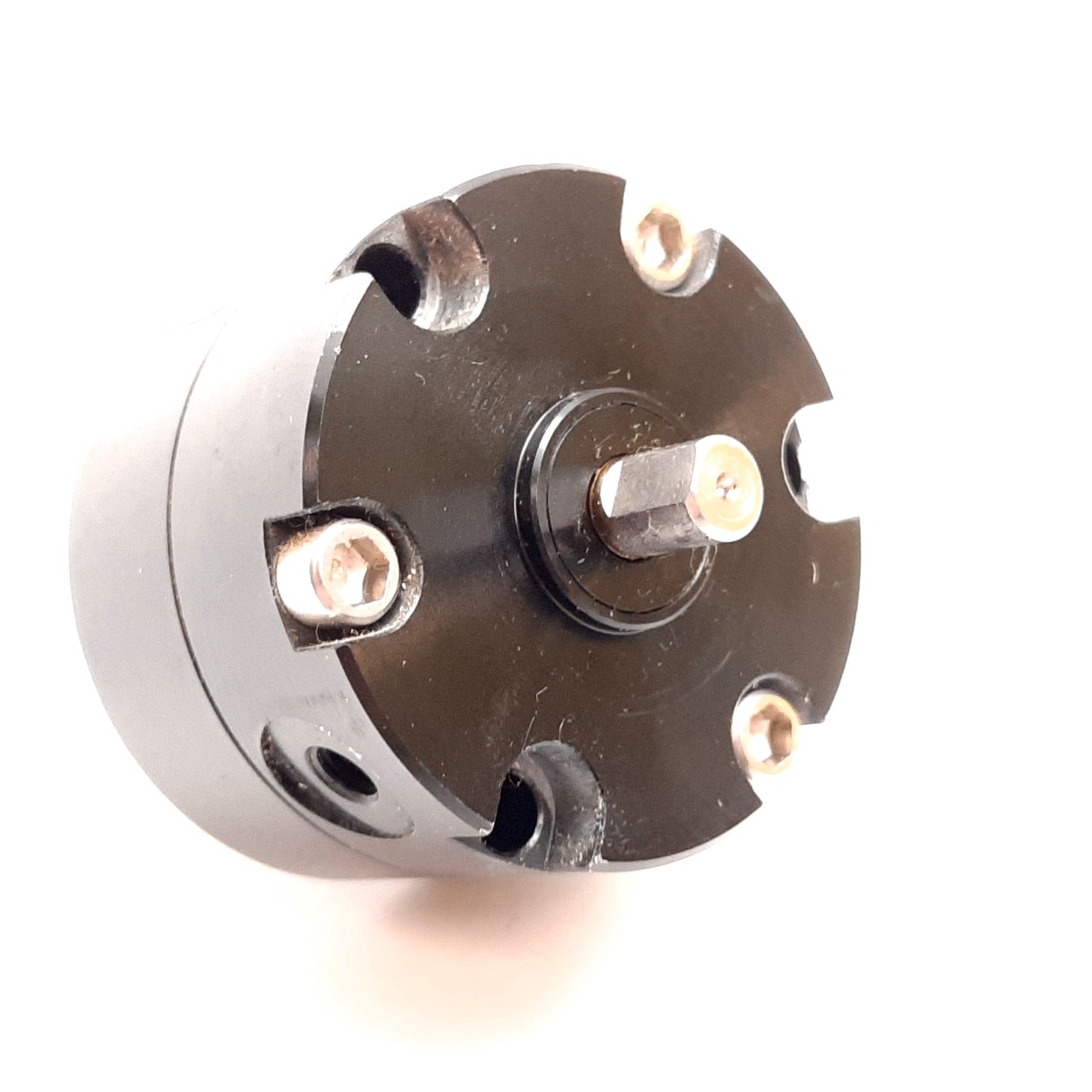Used SMC NCRB1BW20-180S Rotary Actuator, Vane Type, Bore: 20mm, Rotation: 180°
