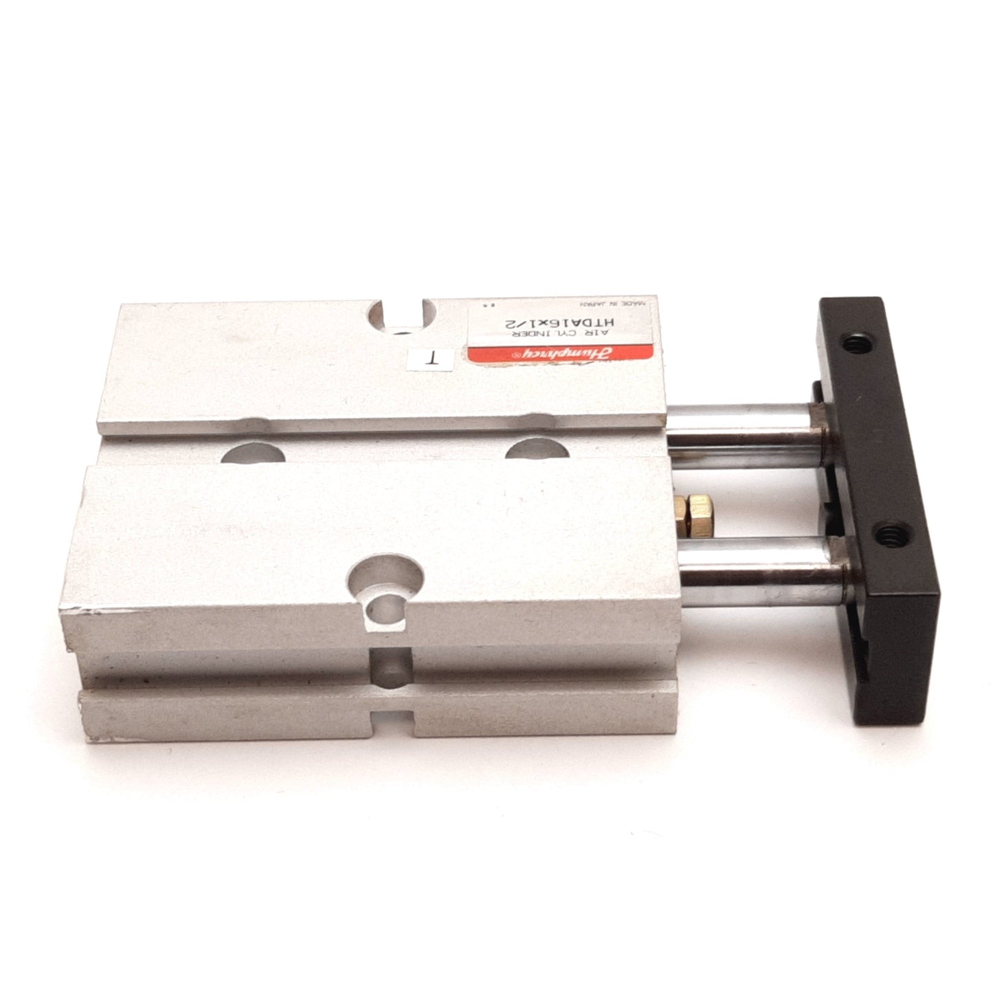 Used Humphrey HTDA16x1/2 Pneumatic Cylinder, Bore: 16mm, Stroke: 0.5" 12.7mm, M5x0.8