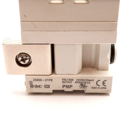 Used SMC EX600-DYPB Fieldbus System Digital Output Unit, 8-Point, PNP, 24VDC, 5-Pin