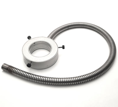 Used Fiberoptic Specialties Fiber Optic Ring Light Guide, 5/8" Input, 2" ID, 600mm