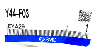 New – Open box Lot of 4 SMC Y44-F03 AC Series Cross Spacer, 4x 3/8" G, 2-1/2" x 2-1/4" x 1-1/2"