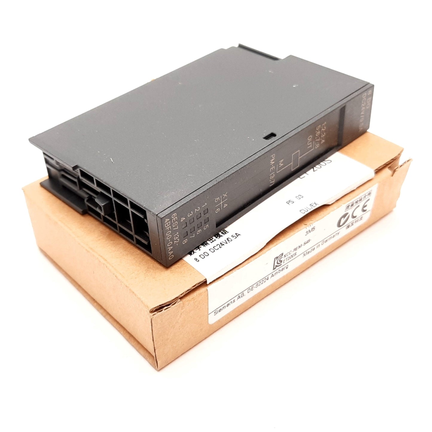 New Siemens 6ES7 132-4BF00-0AA0 Digital Output Module, 8-Point, Rating: 24VDC 0.5A