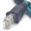 Used Lumberg Automation 0985 706 103/1M Cat 5E Ethernet Cable, RJ45 to M12, Cable 1M