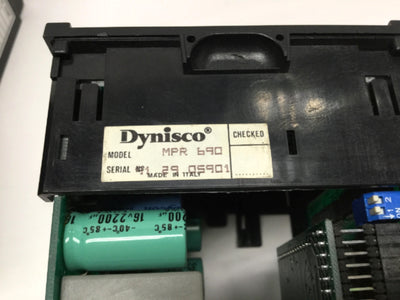 Used Dynisco MPR 690 Strain Gauge Bridge Pressure Indicator 5-Digit LED, 120/240VAC