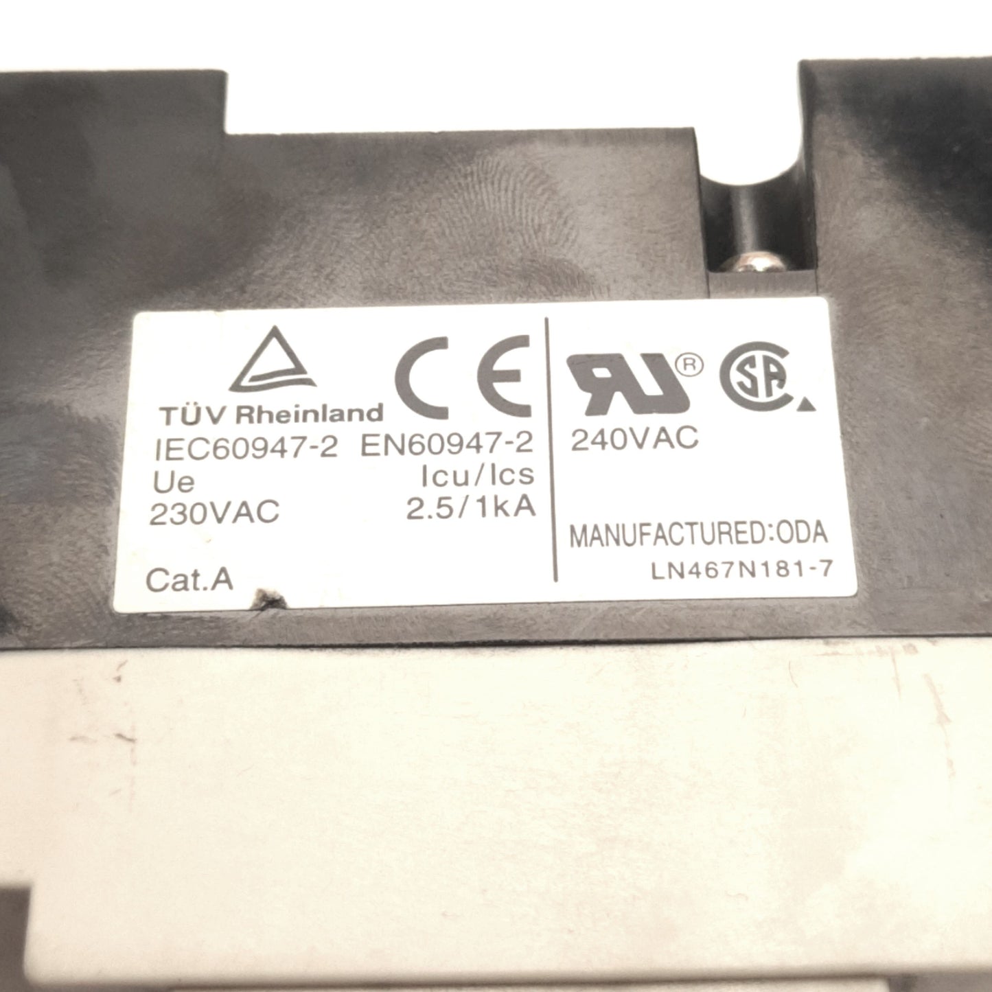 Used Mitsubishi Electric NV30-FAU Circuit Breaker 2 Poles, 15A/30mA, 100-240v AC