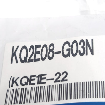 New – Open box Lot of 8 New SMC KQ2E08-G03N Bulkhead Union Air/Water Fittings, 3/8mm Tube