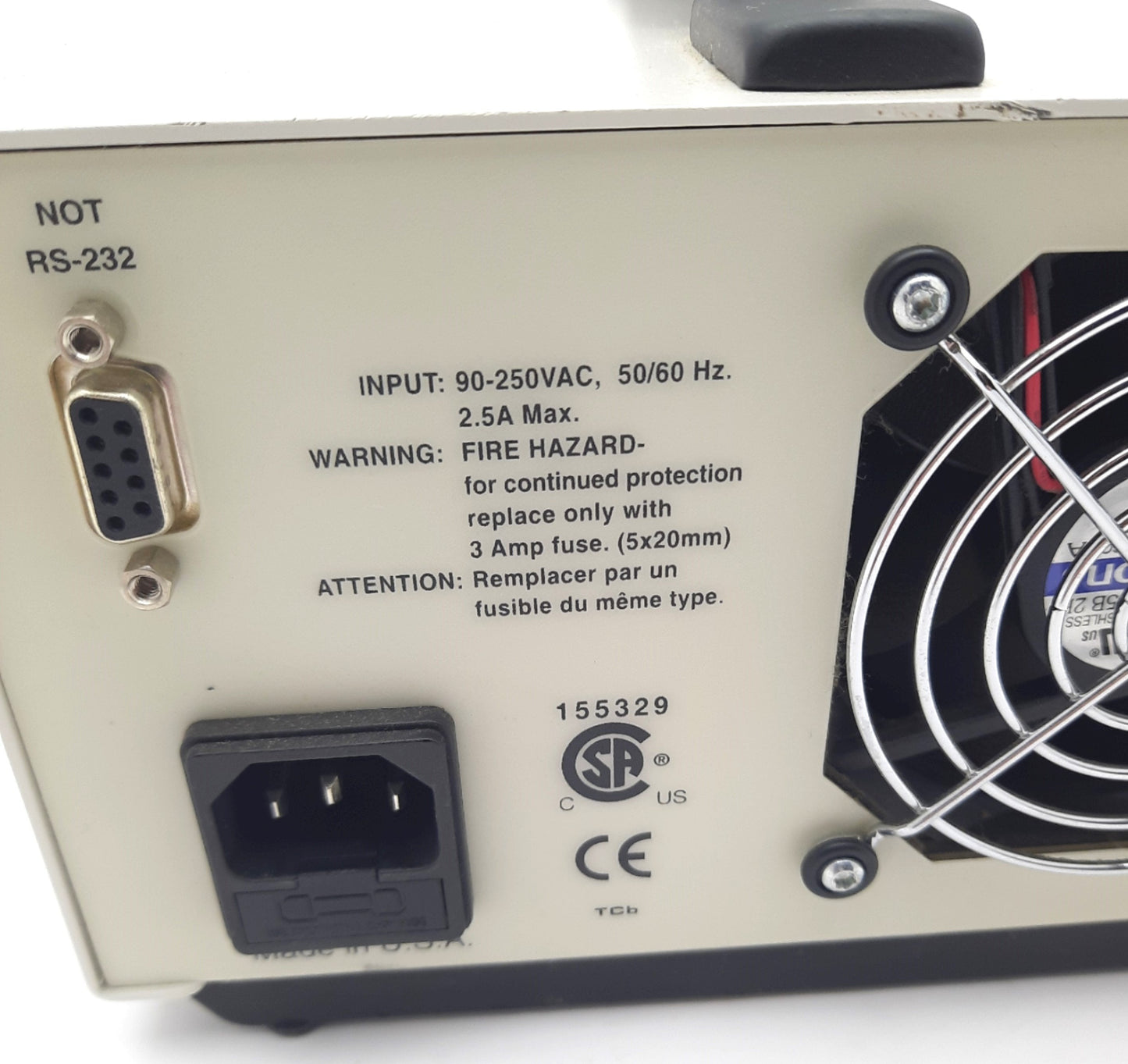 Used Schott 20800 DCR III Fiber Optic Light Source 18mm Out EKE Lamp 150W, 90-265 VAC