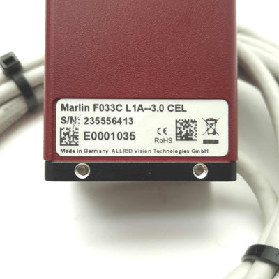 Used AVT Marlin F033C L1A--3.0 CEL Camera 1/2"CCD 74FPS FireWire for CellaVision DM8
