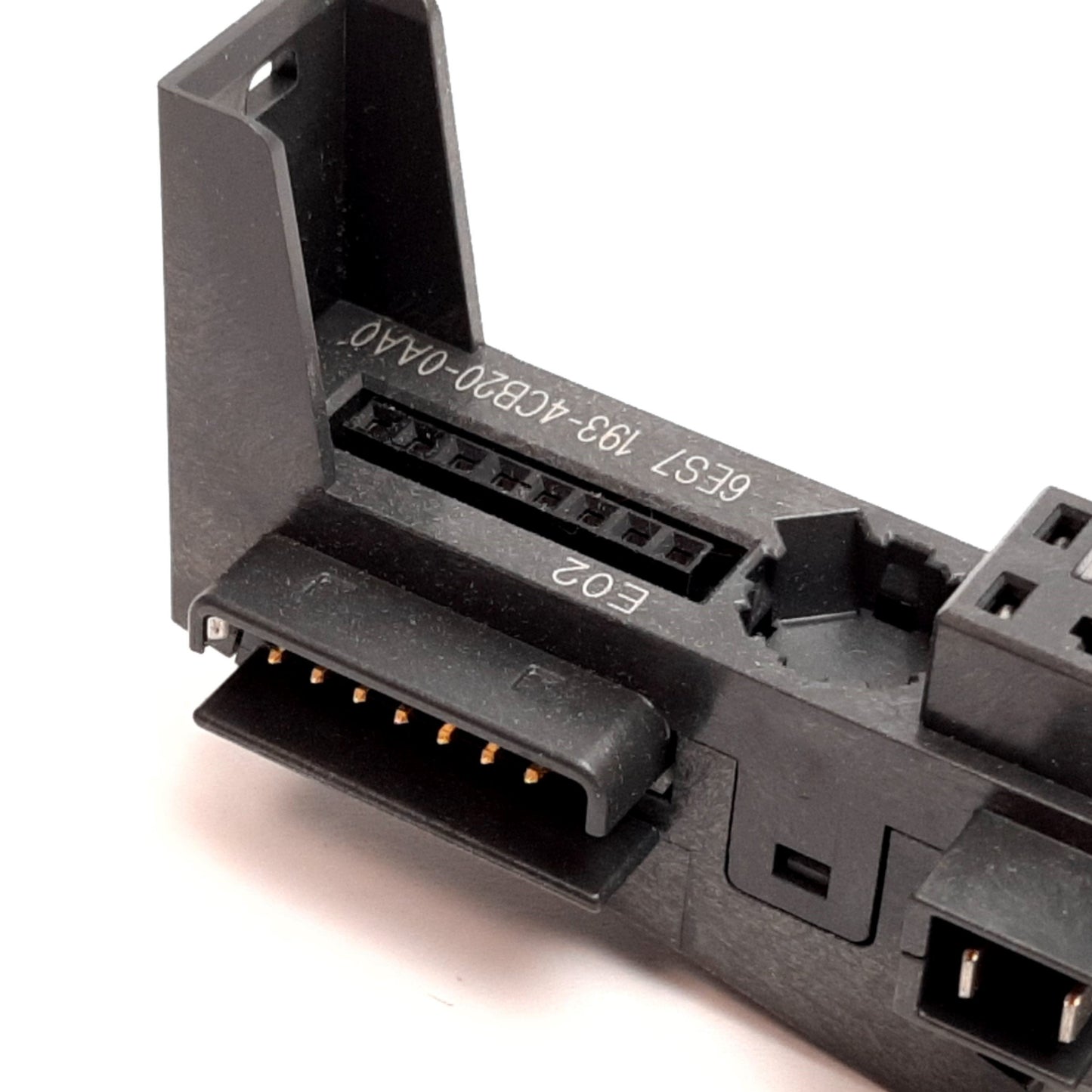 New – Open box Siemens 6ES7 193-4CB20-0AA0 Simatic Terminal Base E-Stand Module, DIN Rail