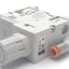 New SMC ARM11AB1-R67-Z Compact Manifold Regulator, ø1/4 Elbow Fitting, 0.05-0.7MPa