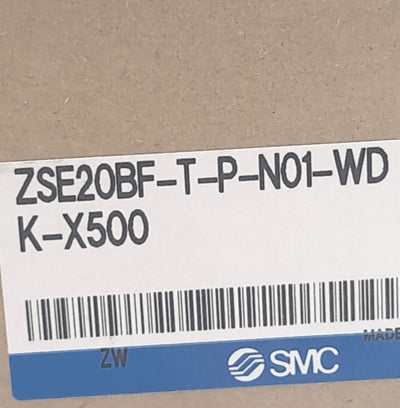 New SMC ZSE20BF-T-P-N01-WDK-X500 Vacuum Pressure Switch, -100 to 100kPa, 12-24VDC