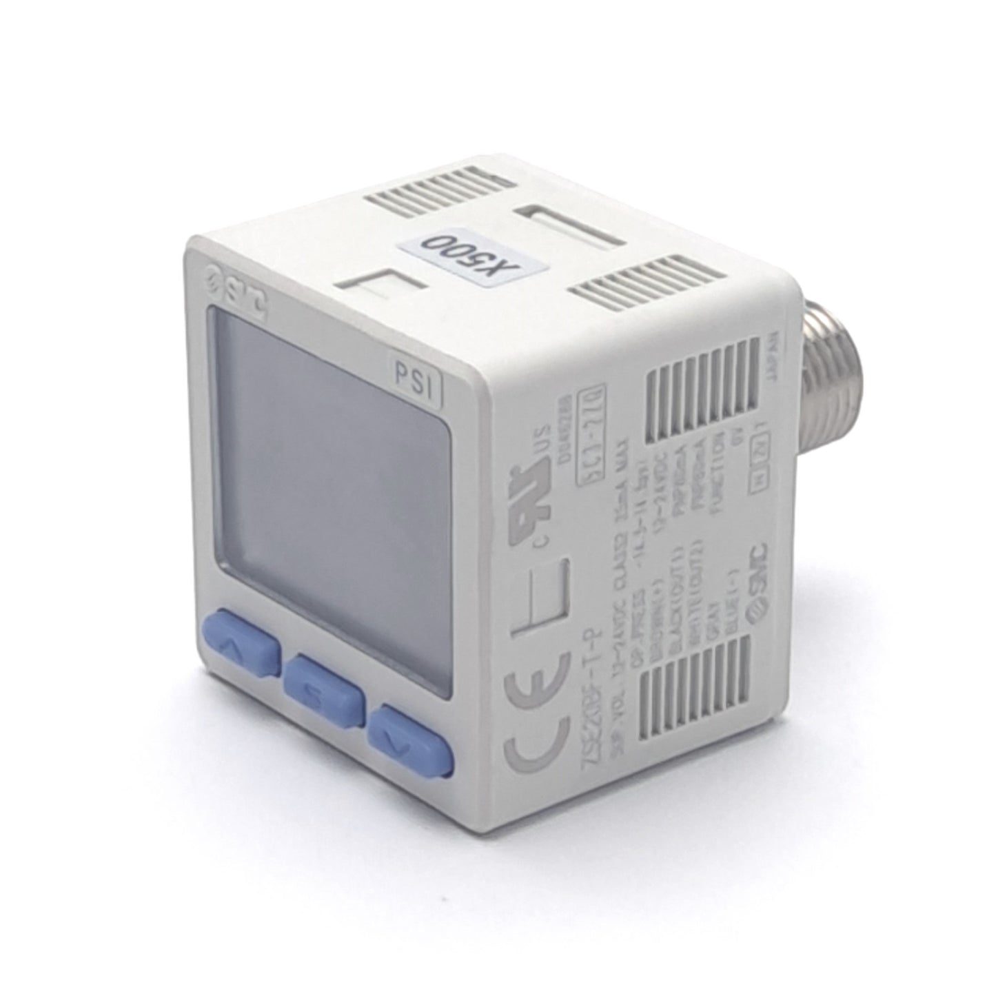 New SMC ZSE20BF-T-P-N01-WDK-X500 Vacuum Pressure Switch, -100 to 100kPa, 12-24VDC