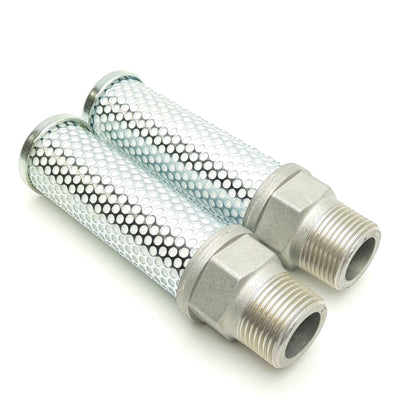 New – Open box Lot of 2 SMC INA-25-88 Pneumatic Silencer, R3/4", 25dB, 1.0MPa Max