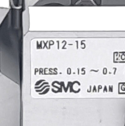 New SMC MXP12-15 Linear Air Slide Table Bore: 12mm Stroke: 15mm, 1.05MPa Max