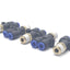 New Lot of 5 SMC KQU06-02S One-Touch Fitting Y-Branch, ø6 Tubing, R 1/4 Port