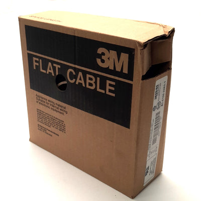 New – Open box 3M 3625/50 Flat Ribbon Cable Round Conductor, 50 Conductors, 25m Length