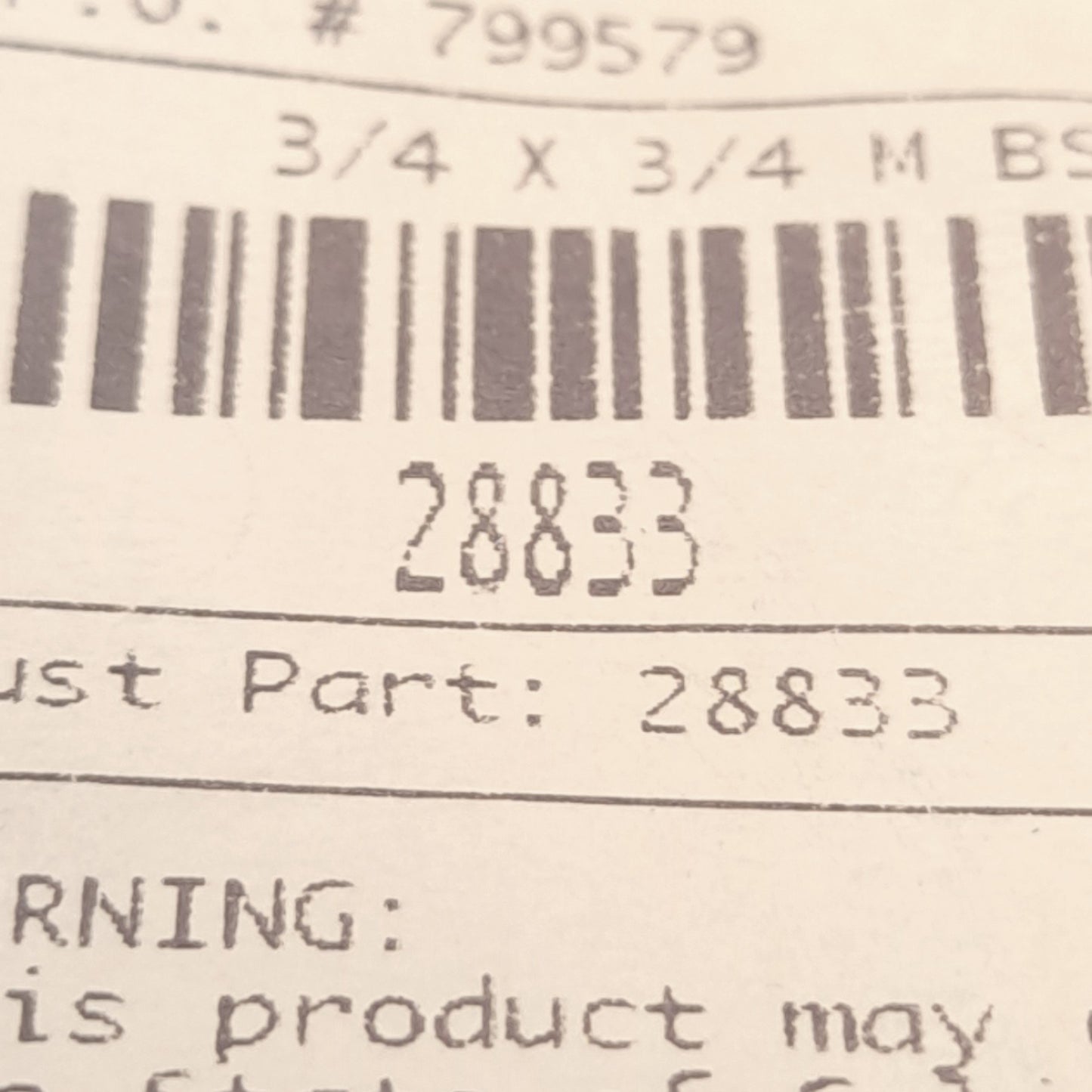 New Lot of 5 Midland 28833 Hex Nipple Steel Pipe Fitting, 3/4" X 3/4" M BSPT