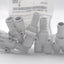 New Lot of 5 SMC KQ2X10-12A One-Touch Plug-In Y Fitting, ø10 Tubing ø12 Port