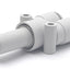 New Lot of 5 SMC KQ2X10-12A One-Touch Plug-In Y Fitting, ø10 Tubing ø12 Port