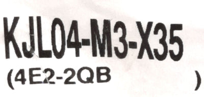 New Lot of 10 SMC KJL04-M3-X35 Pneumatic Male Elbow One-Touch Fittings M3, 5/32 P2C