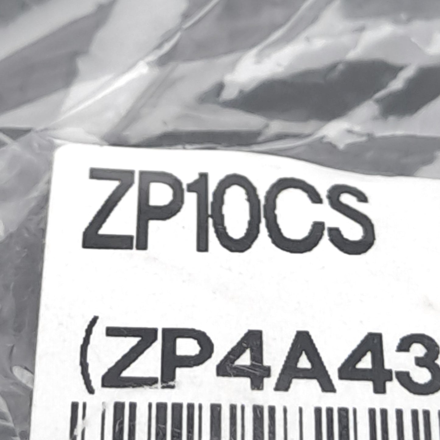 New Lot of 10 SMC ZP10CS Silicon Vacuum Pad, 10mm Dia., Flat with Ribs, Lock Ring