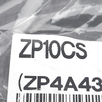 New Lot of 10 SMC ZP10CS Silicon Vacuum Pad, 10mm Dia., Flat with Ribs, Lock Ring