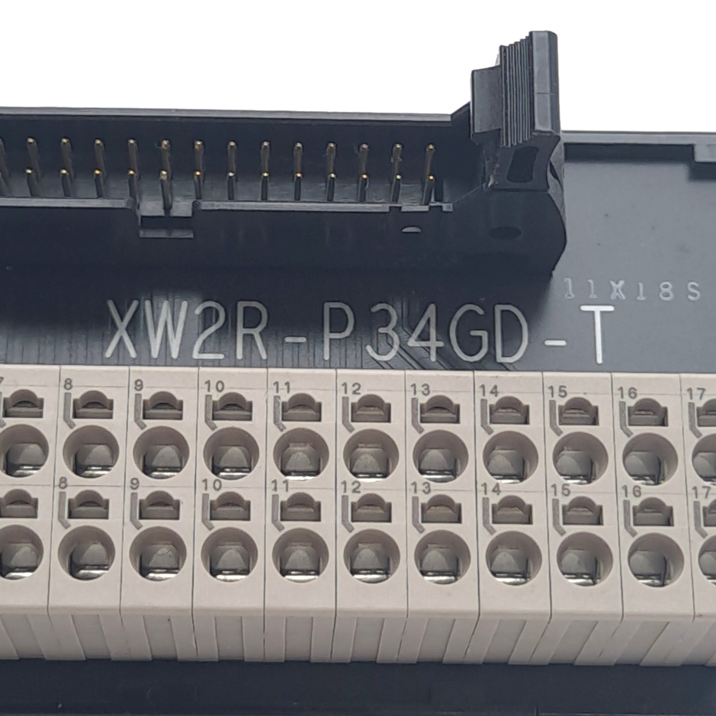 Used Omron XW2R-P34GD-T Conversion Connector Terminal Block, 125VAC/24VDC, 1A