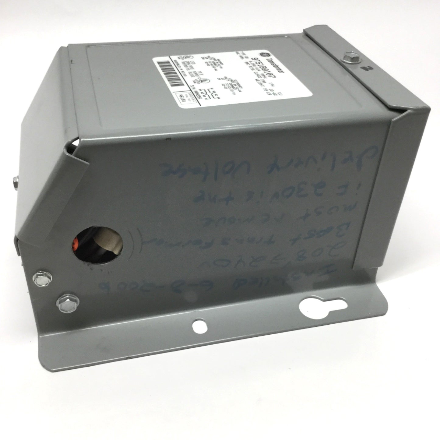 Used General Electric 9T51B0107 Buck Boost Transformer 250VA 120/240V Pri, 12/24V Sec