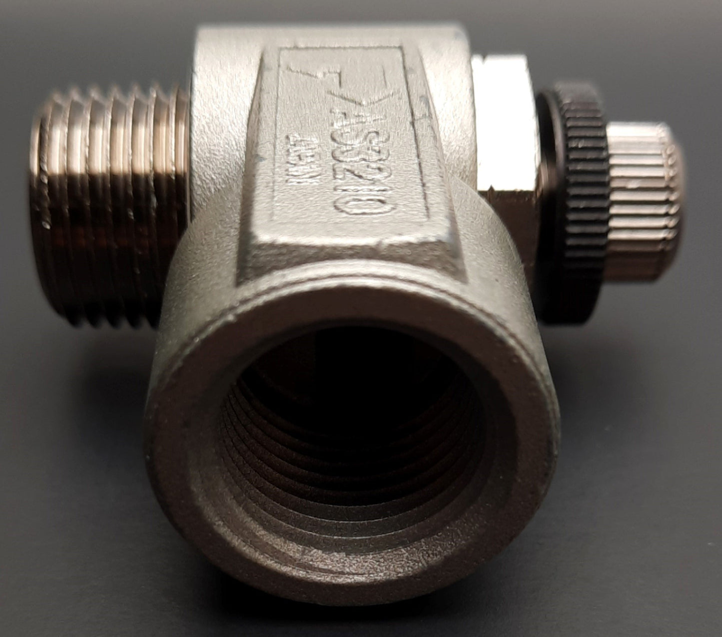 New – Open box Lot of 2 SMC NAS3210-N03 Flow Controller 3/8" NPT M to F, 0.5-1MPa