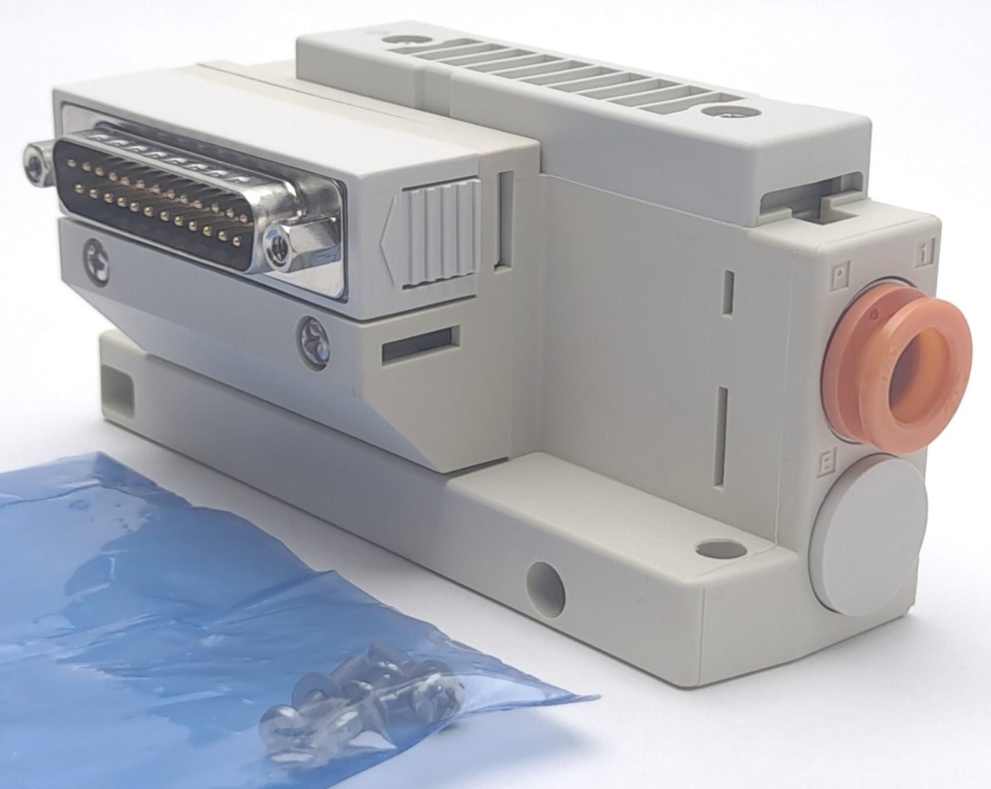 New SMC SV2000-51D2-13AS-N11 Supply and Exhaust Block Assembly, SS5V2 Manifold