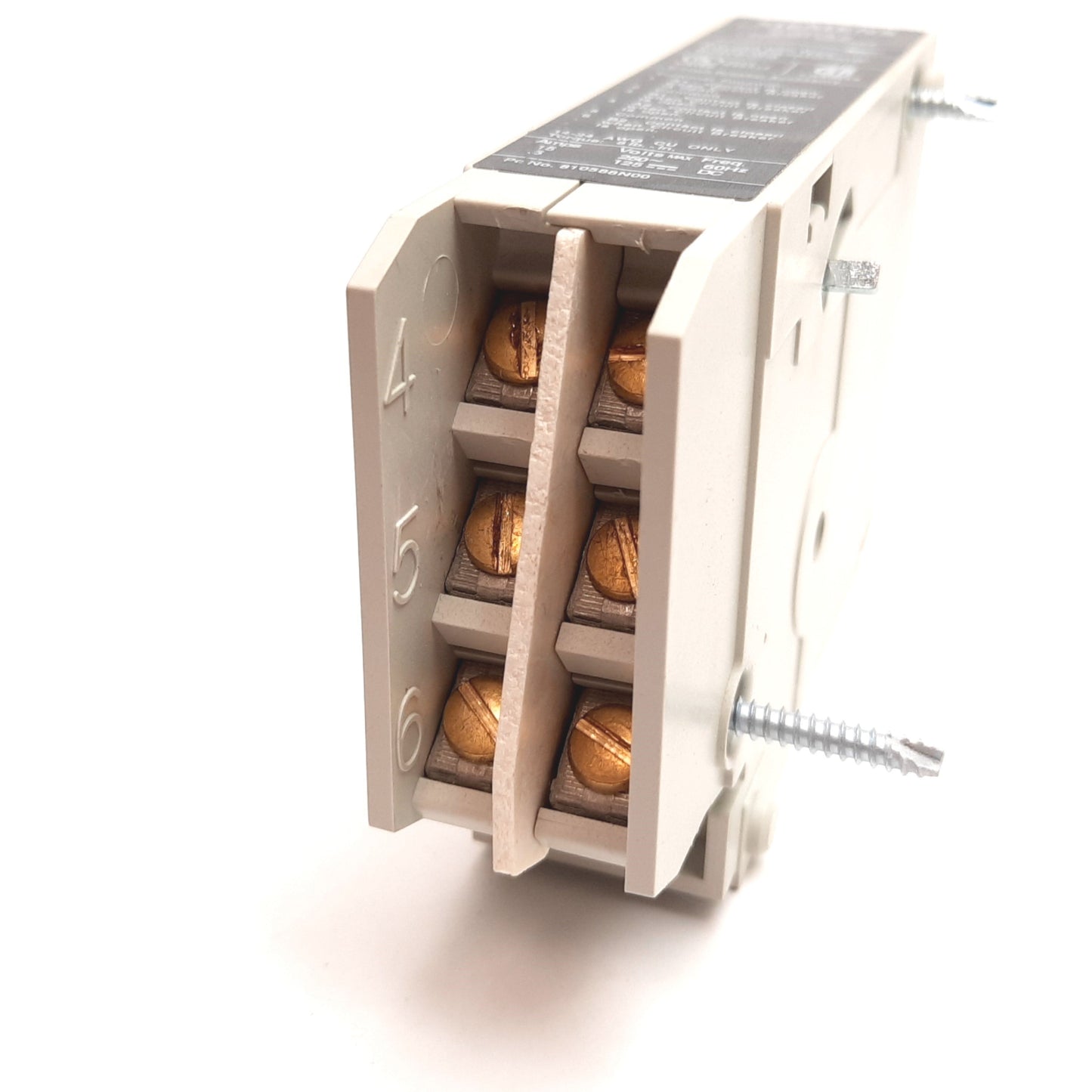 Used Siemens CQDA2 Circuit Breaker Auxiliary Block, 2x Switches, 15A 250VAC 125VDC