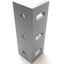 Used Lot of 4 80/20 4296 Aluminum Extrusion Inside 90 Degree Corner Brackets, 6-Hole
