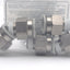 New Lot of 5 SMC KQ2H16-03NS Steel One-Touch Fitting, Rc3/8 Male Port with Sealant