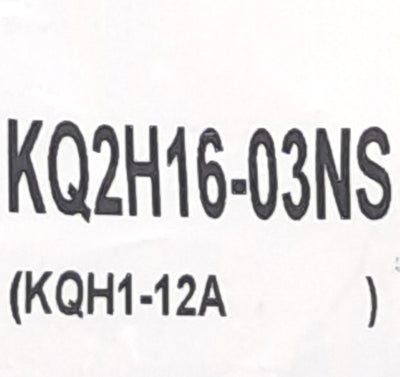 New Lot of 5 SMC KQ2H16-03NS Steel One-Touch Fitting, Rc3/8 Male Port with Sealant