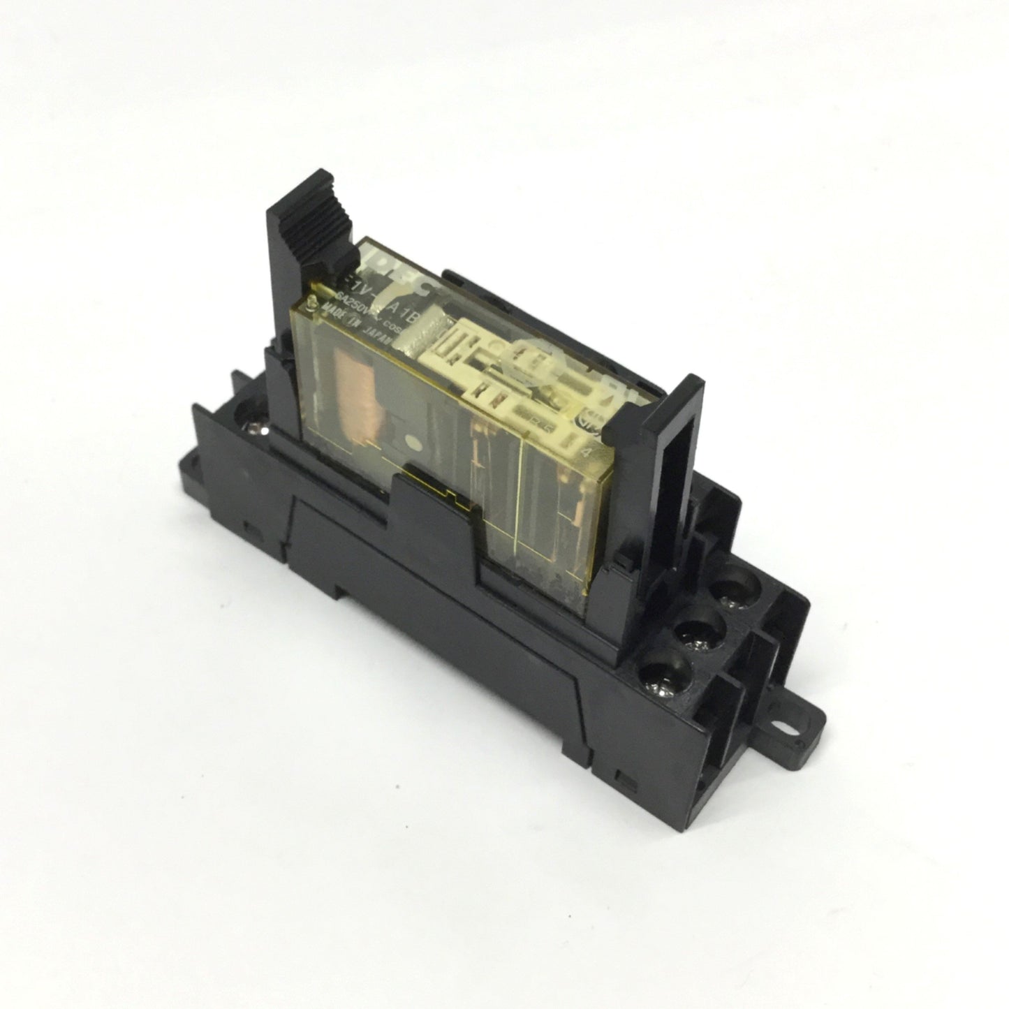 Used Idec RF1V-3A1BL-D24 Force Guided Safety Relay 24VDC Coil, 3NO-1NC, 6A 250VAC