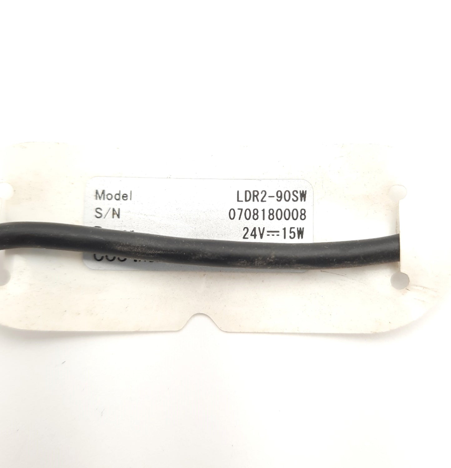 Used CCS LDR2-90SW Machine Vision Ring Light, 5500K White LED 90mm OD, 50mm ID, 24VDC