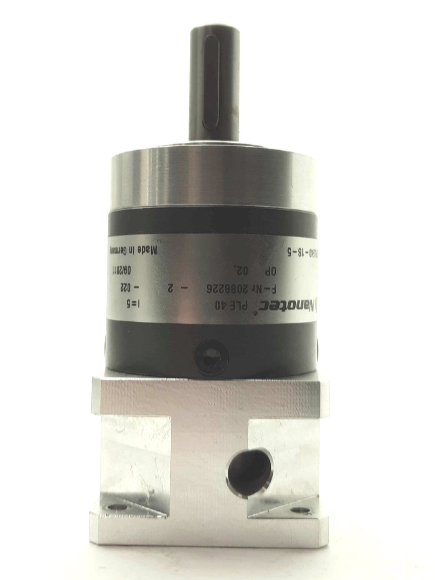 Used Nanotec GPLE40-1S-5 Planetary Gearhead, 5:1, 14Nm, 10mm Shaft, NEMA 17