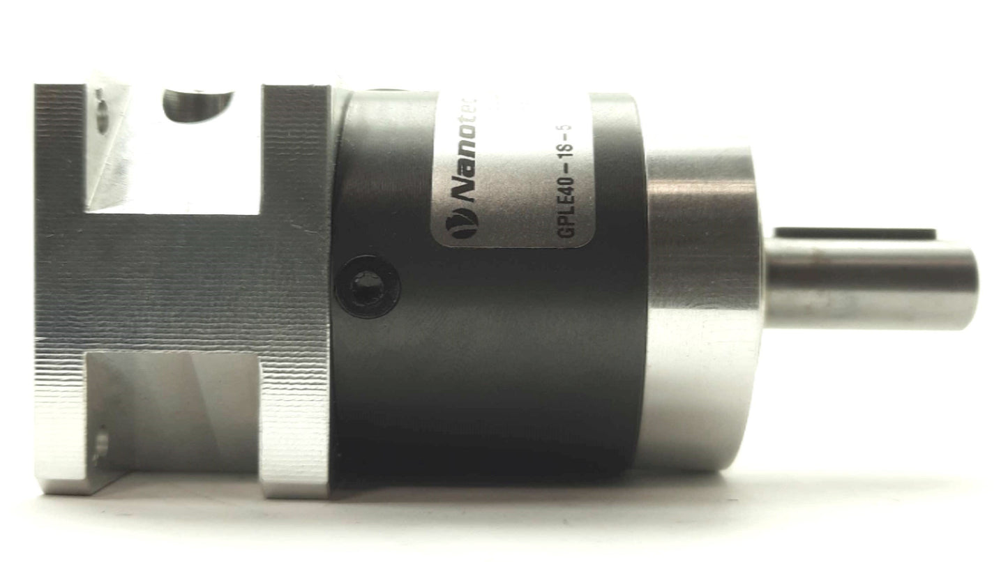 Used Nanotec GPLE40-1S-5 Planetary Gearhead, 5:1, 14Nm, 10mm Shaft, NEMA 17