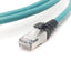 Used Allen-Bradley 1585D-M4UBJM-2 Ethernet Cable Cord M12 4-Pin to RJ45 Connector, 2m