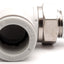 New Lot of 5 SMC KQ2L16-03NS Push to Connect Elbow Fittings 3/8" R to 16mm P2C
