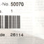 New MURR 50070 Solid State Relay, SPST NO, In 10-53VDC, Out 40VDC/ 2A, Din-Rail