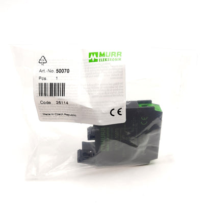 New MURR 50070 Solid State Relay, SPST NO, In 10-53VDC, Out 40VDC/ 2A, Din-Rail